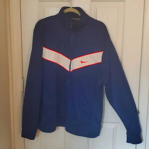 Nike Blue and White Performance Jacket